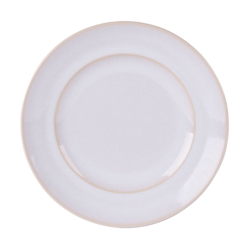 Assiette Dessert Grès Blanc Cassé – maryse cuisine 2
