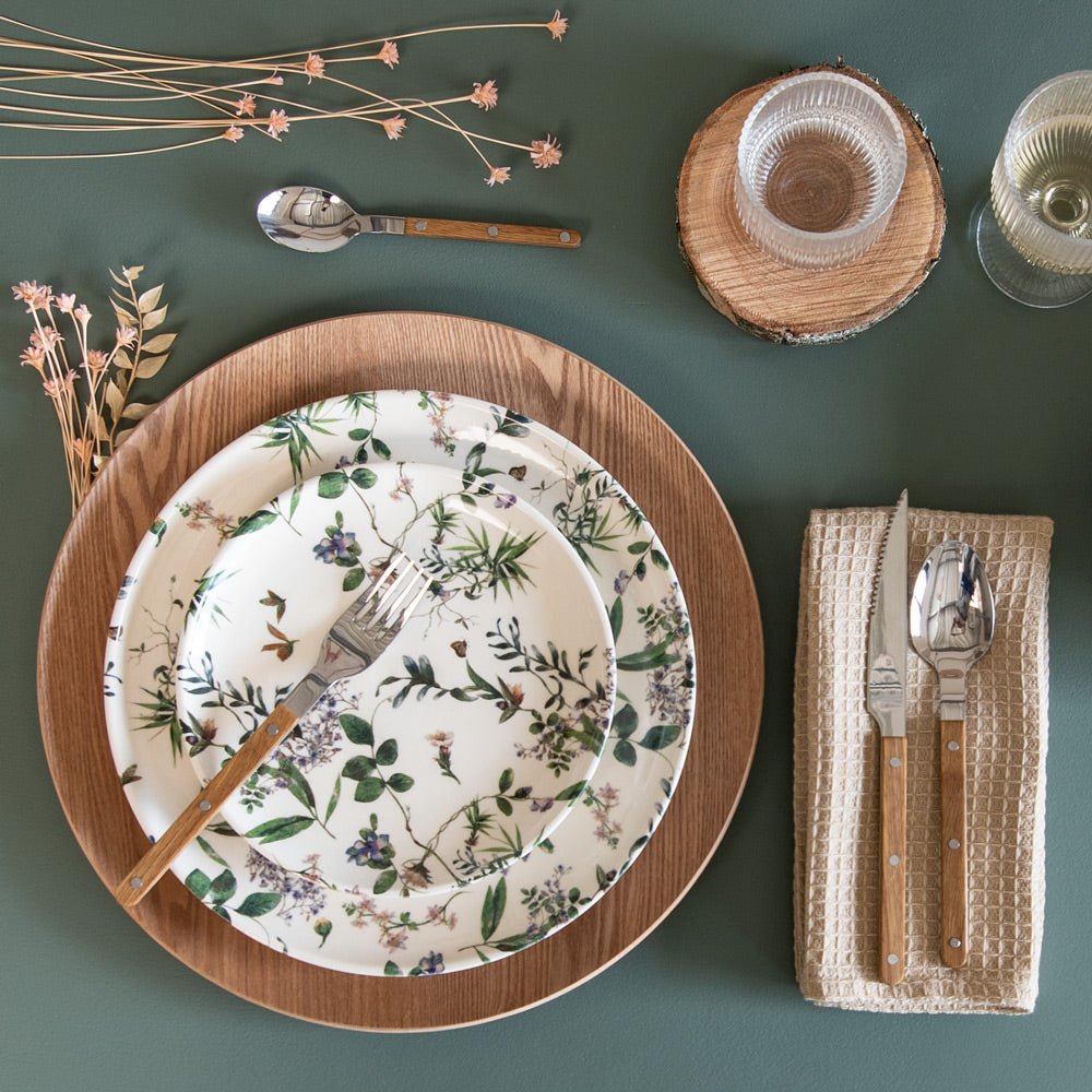 Assiette à dessert Champêtre 20 cm – maryse cuisine 1