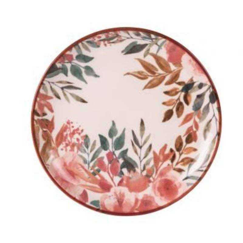 Assiette à dessert Pink Flor 21 cm – maryse cuisine