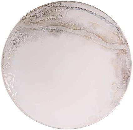 Assiette en Grès Marron Doré – Maryse cuisine 1
