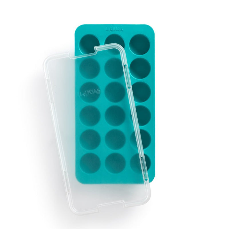 Bac à glaçons rond turquoise – maryse cuisine