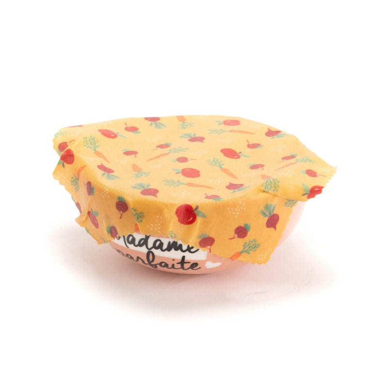 Bee wrap motif potager – maryse cuisine 1