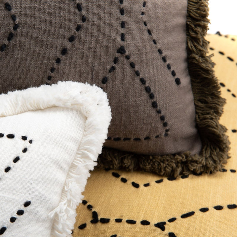 Coussin 30x50 cm 100 % coton – maryse cuisine 1