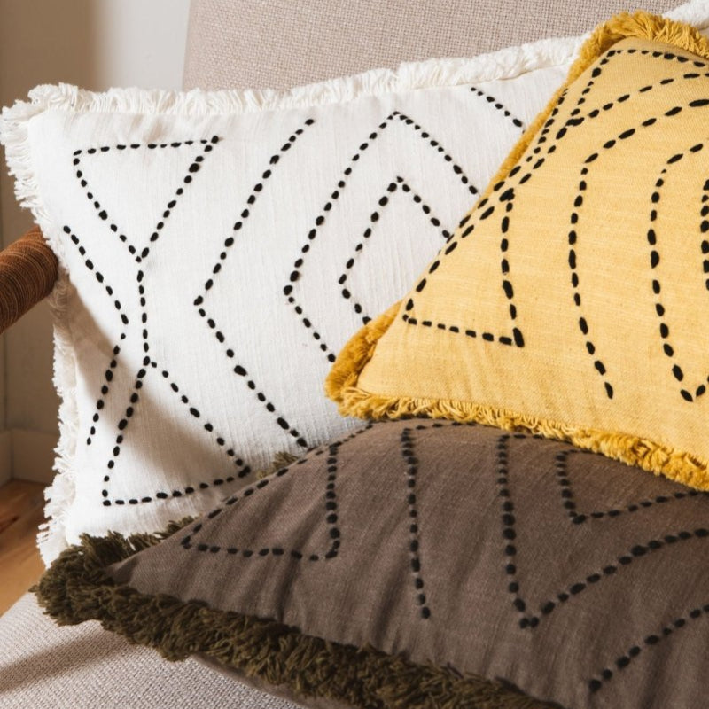 Coussin 30x50 cm 100 % coton – maryse cuisine 2