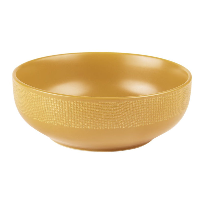 Saladier en grès safran 16,5 cm – maryse cuisine