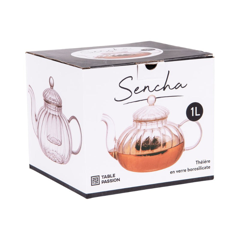 Théière Sencha 1L en verre – maryse cuisine 1