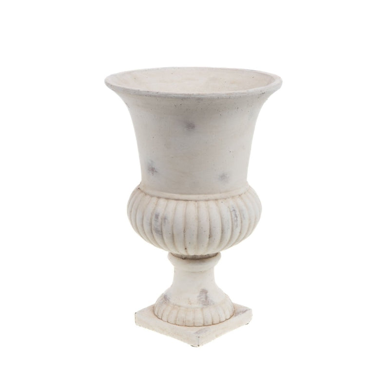Vase décoratif blanc patiné maryse cuisine