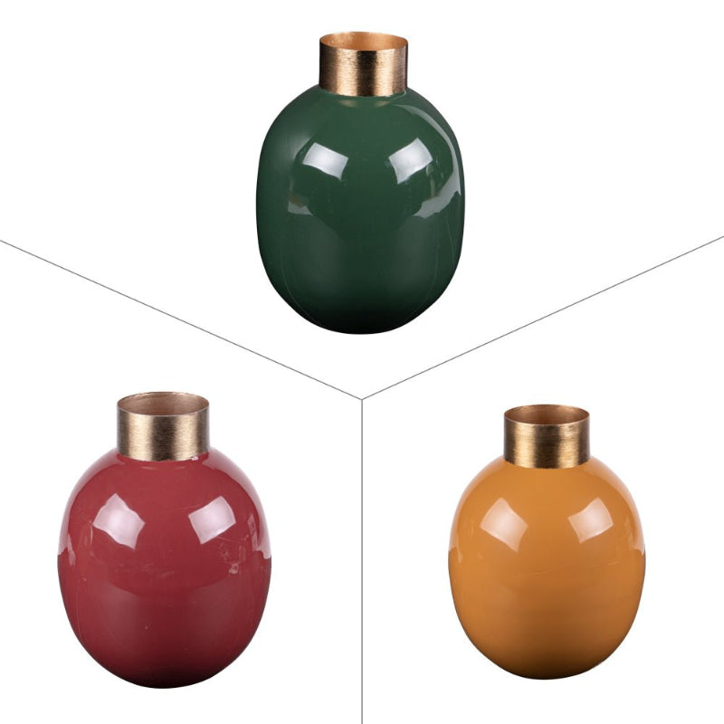 Vase en métal 21 cm – maryse cuisine 1