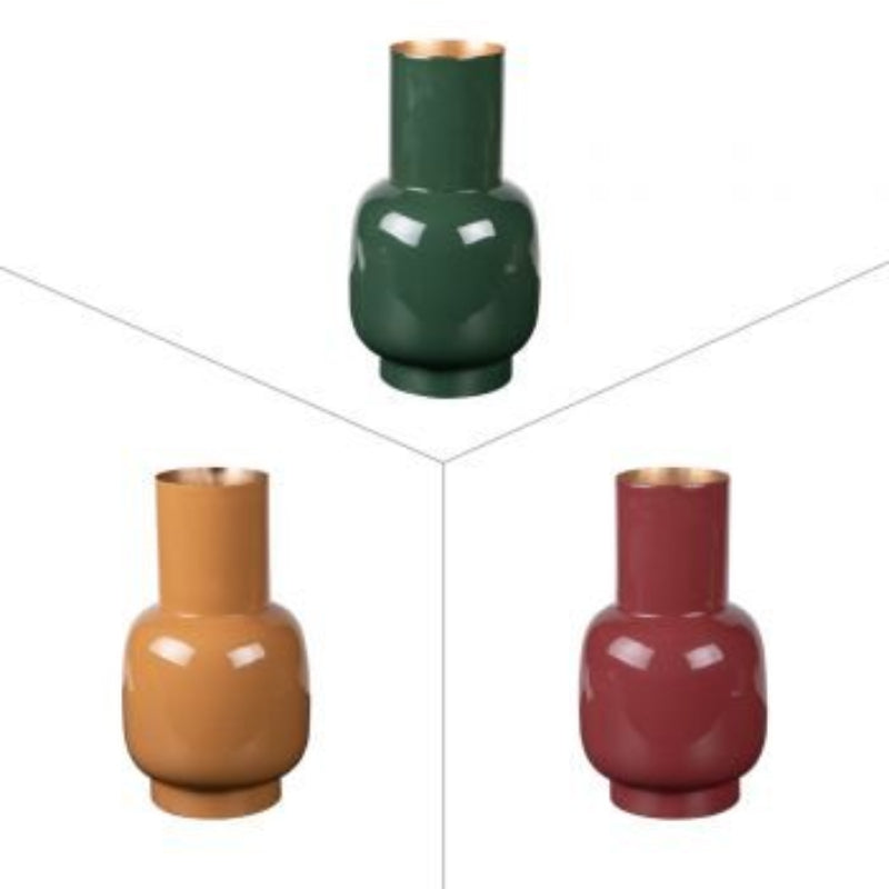 Vase en métal multicolore 30 cm – maryse cuisine