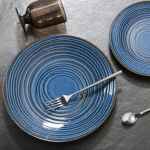 Assiette Plate Bleue 27 cm – Maryse Cuisine