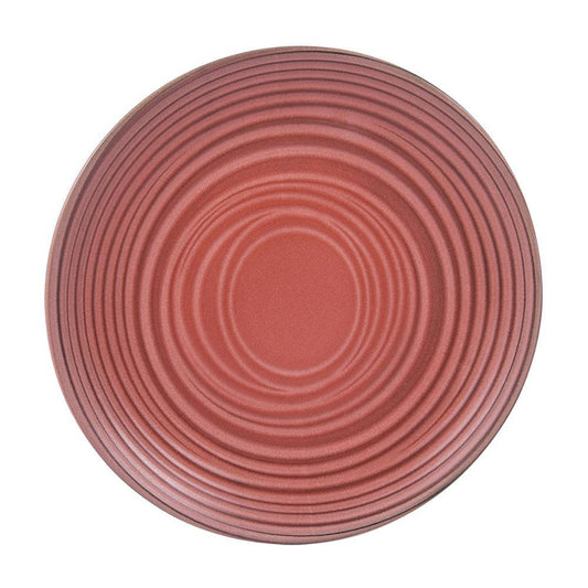 Assiette à dessert mate corail –Maryse Cuisine