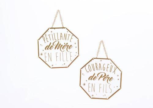 Cadre en Verre Suspendu –Maryse cuisine
