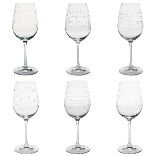 Coffret de 6 verres à pied -  Maryse Cuisine