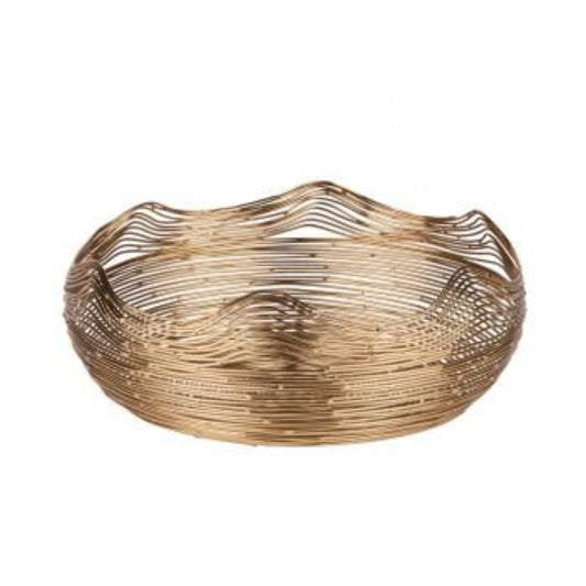 Corbeille filaire dorée – maryse cuisine