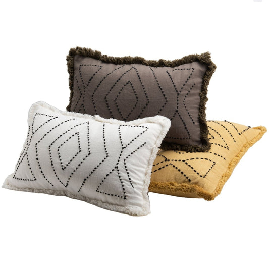 Coussin 30x50 cm 100 % coton – maryse cuisine