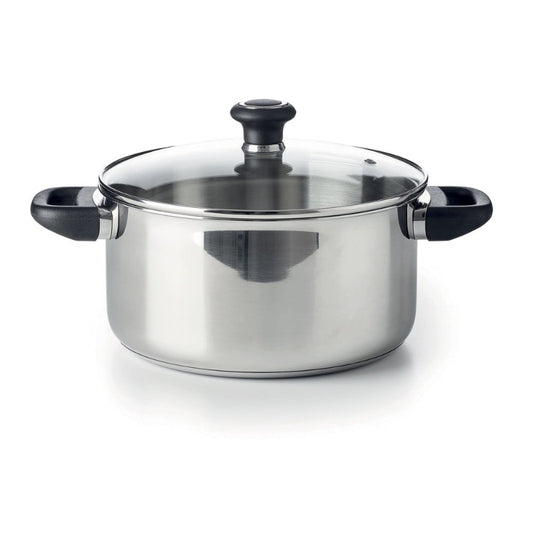 Faitout inox 24 cm avec couvercle maryse cuisine