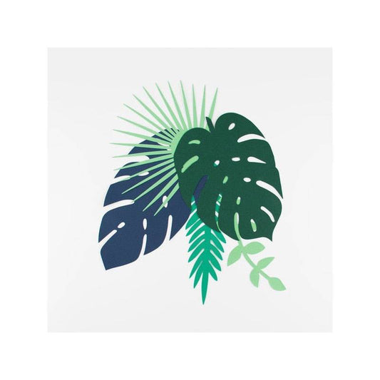 Feuilles Tropicales en Papier Vert –  Maryse cuisine