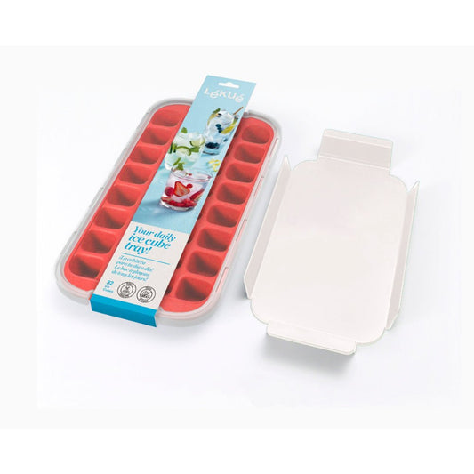 Maxi bac 32 glaçons rouge –  maryse cuisine