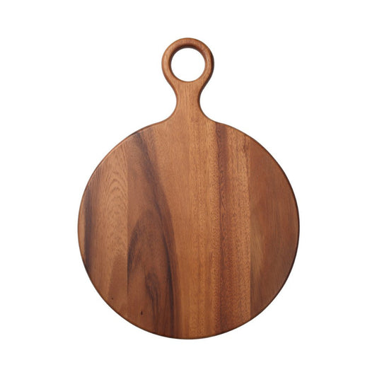 Planche ronde en acacia 33 cm – Maryse Cuisine