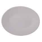 Plat Ovale Blanc Bohème 41,5x32 cm – Maryse Cuisine