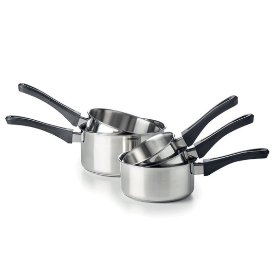 Série de 5 casseroles en inox – maryse cuisine