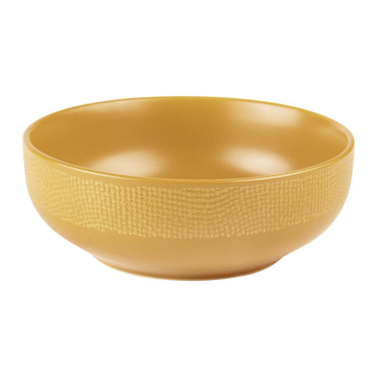 Saladier en grès safran 16,5 cm – maryse cuisine