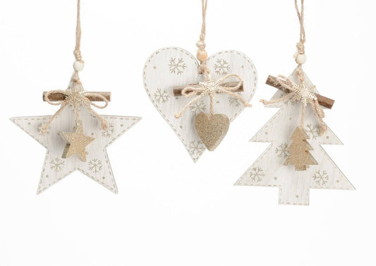 Suspension Blanche en Bois – Maryse Cuisine