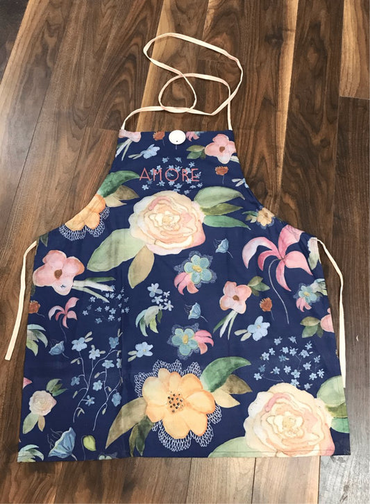 Tablier de cuisine fleuri - Maryse Cuisine