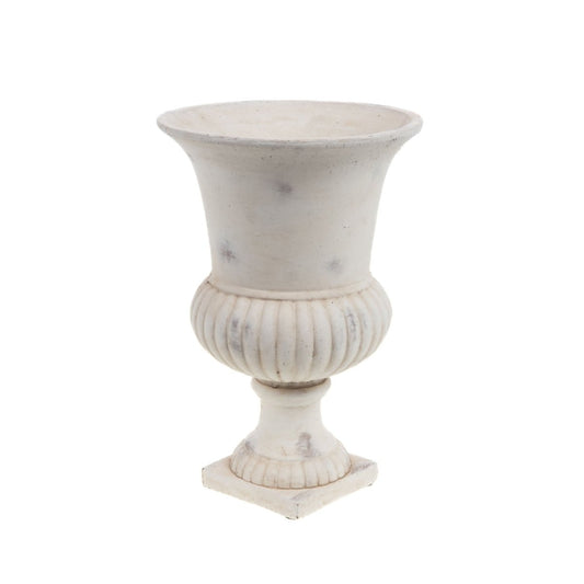 Vase décoratif blanc patiné maryse cuisine