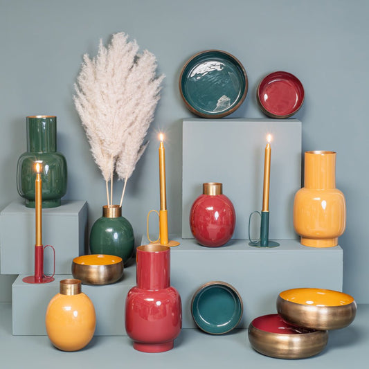 Vase en métal 21 cm – maryse cuisine